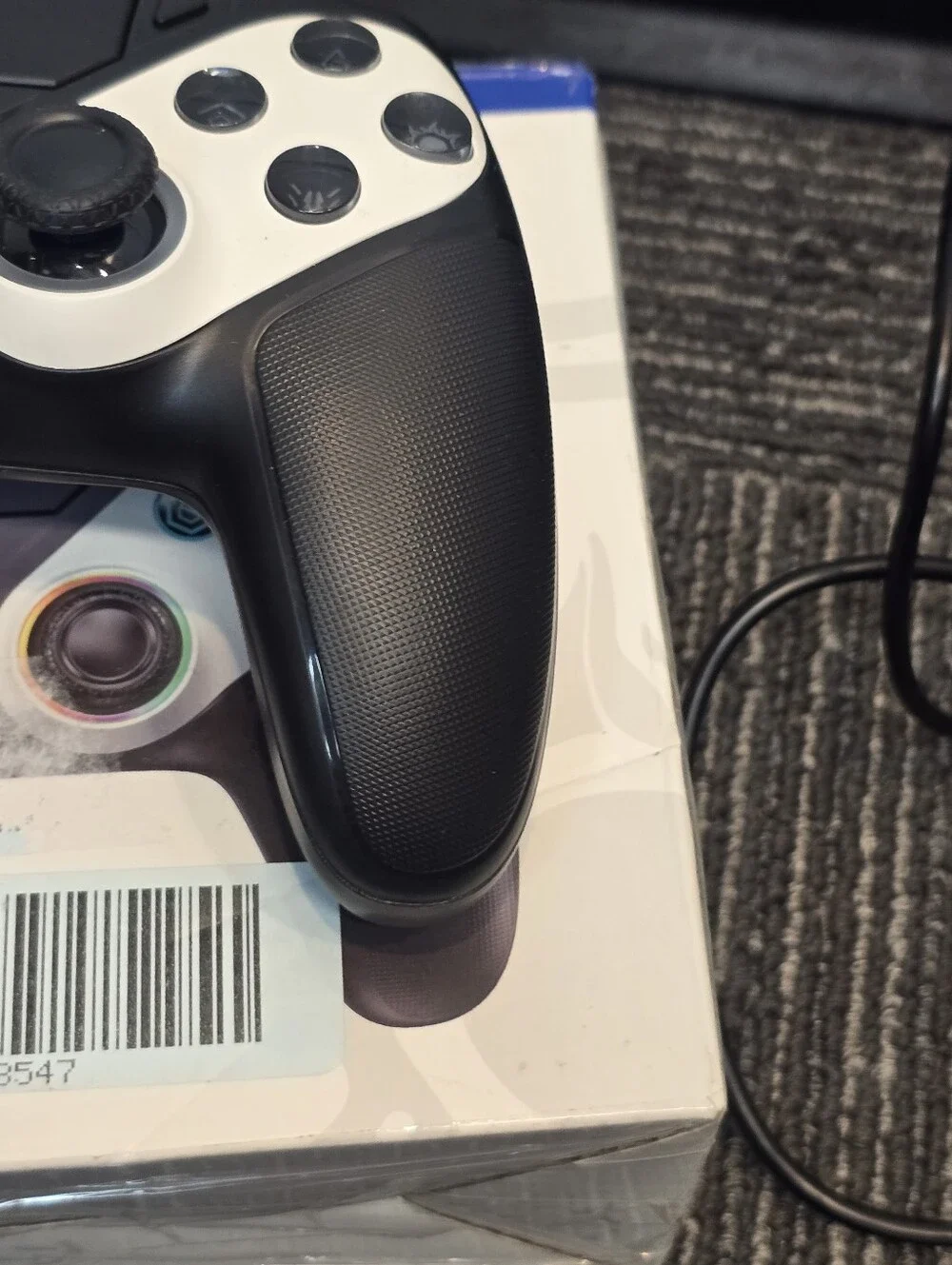 LED Wireless Controller for PS5, Compatible with PS5 Pro/Slim/PC, Dual Vibration